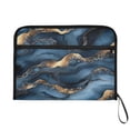 thumbnail image 7 of WOBOGO Dark Blue Gilt Marbles Expanding File Folder Letter Size Accordion Filing Organizer 13 Pocket Separate Organ Pocket, 7 of 7