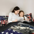 thumbnail image 5 of jejeloiu Pike Fish Queen Comforter Set,Jungle Animal Deer Bedding Sets,Fishing And Hunting Bedding Comforter Set For Boys Kids,Breathable Home Decor Reversible,3 Pieces, 5 of 8
