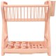 thumbnail image 3 of Beige Double Layer Storage Tray for Kitchen and Home Made of Plastic Suitable for Various Small Items 7.87x4.92x2.36 Inches, 3 of 4