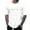 White, variant on WEAIXIMIUNG Men T Shirts Graphic Country Men's Round Neck T Shirt Stretch Short Sleeve Basic Slimming Muscle T Shirt