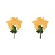 thumbnail image 4 of Ounissouiy 12 piezas de glicinia falsa, planta de vid, ratán, flores artificiales, cadena para colgar en la pared, bricolaje, sala de estar, Beige 2piezas, 4 of 6
