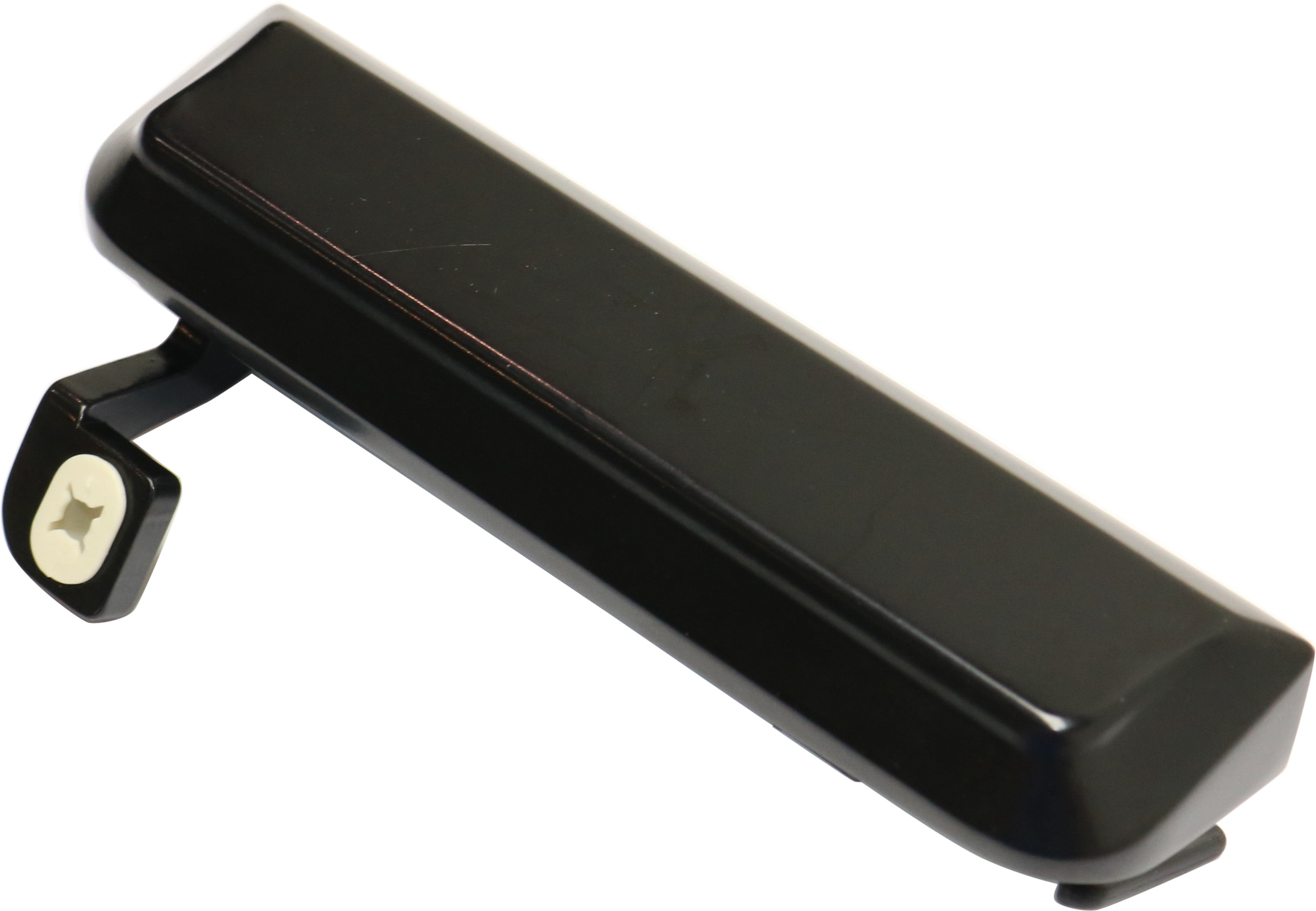 Replacement F462112 Exterior Door Handle Compatible with 1981-1990 Ford Escort 1984-1990 Bronco II Front, Left Driver Smooth Black