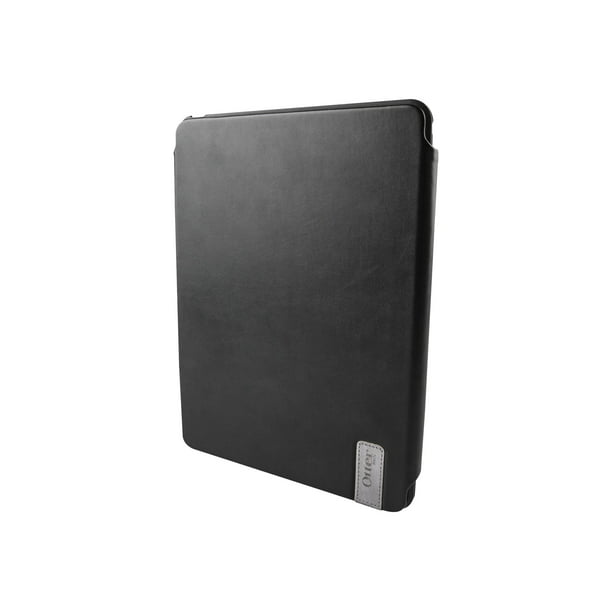 OtterBox Symmetry Series - Flip cover pour Tablette - polycarbonate, TPE, Uréthane - Nuit Noire