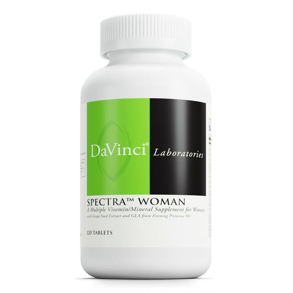 DaVinci Labs Spectra Woman - Multivitamin to Support Bone & Digestive Health - 120 Tablets