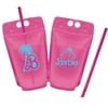 Malibu Barbie Plastic Drink Pouches (16pc)