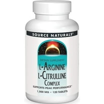 Source Naturals L-Arginine L-Citrulline Complex, Supports Peak Performance*  120 Tablets