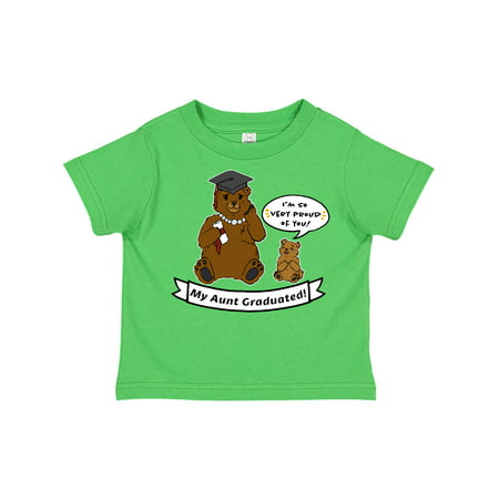

Inktastic I m So Very Proud Of You-My Aunt Graduated Bears Gift Toddler Boy or Toddler Girl T-Shirt