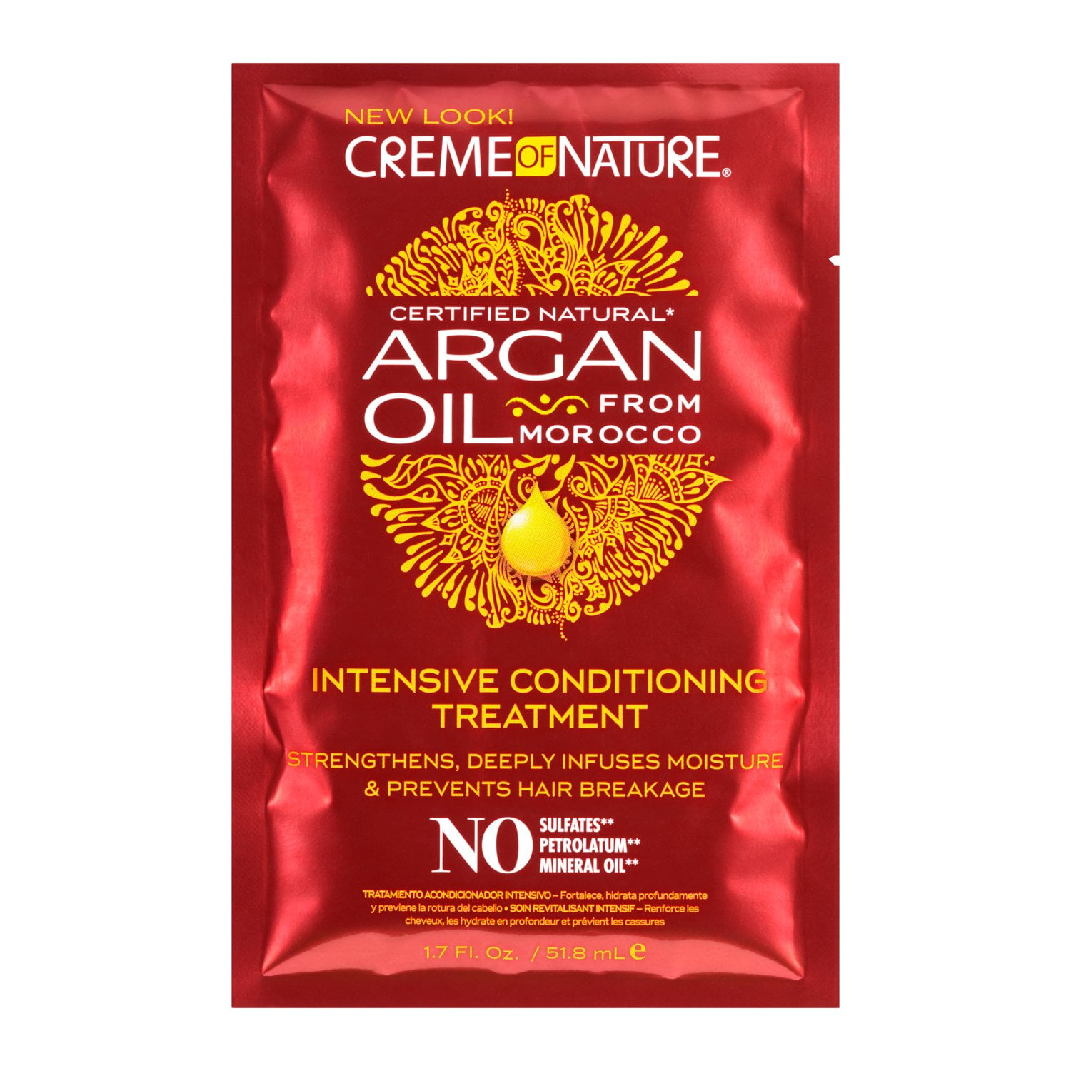 CREME OF NATURE Argan Oil Intensive Conditioning Treatment Packet (1.75oz)