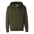 thumbnail image 1 of Independent Trading Co. Sweat à Capuche à Fermeture à Glissière Intégral Poids Moyen SS4500Z, 1 of 1