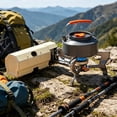thumbnail image 2 of 2600W Portable Folding Camping Stove, Compact Backpacking Burner with Adjustable Flame Control, Safety Shutoff Valve & Carry Bag, for Outdoor Cooking, Hiking & Picnics, 2 of 5