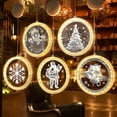 thumbnail image 2 of Luces decorativas LED navideñas, luces navideñas para habitaciones, luces de modelado para decoración de ventanas y jardines de 22 cm (feliz Navidad), 2 of 4