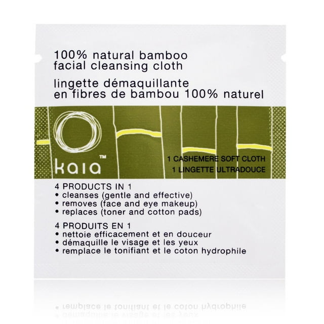Kaia Bamboo Facial Cleansing Cloths 1 Cashemere Soft Cloth