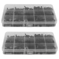 thumbnail image 1 of 920Pcs M3 M4 M5 Alloy Steel Countersunk Flat Head Hex Socket Cap Screws Nuts Set Assortment Kit, 1 of 8