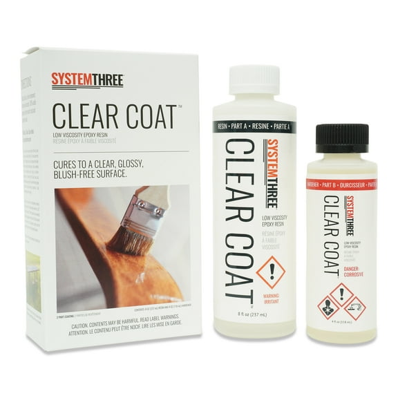 System Three Clear Coat, 12oz Kit