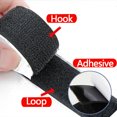 thumbnail image 2 of Magic Sticker Tape Self Adhesive Extra Strong Double Sided Adhesive with Sticker Powerful Hook and Loop Fastener 20/25/30/50mm White 5Meters 50mm, 2 of 6