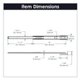 thumbnail image 2 of Hickory Hardware 18 Inch Center Mount Drawer Slide - Cadmium P1029/18-2C, 2 of 6