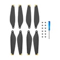 thumbnail image 1 of Hélice de Dron Bewildely con Control remoto 8X reemplazo desmontable bajo ruido Oro, 1 of 6