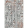 thumbnail image 2 of Addison Rugs Mayfield Premium Machine Washable Transitional Abstract Copper Rectangle Rug, 9' X 12' Machine Washable Transitional Abstract Copper Oversized Sherpa Throw Blanket, 2 of 6
