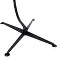 Sunnydaze Indoor/Outdoor Steel Metal CStand Hammock Chair Stand Only Black 300 lb Weight
