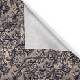 thumbnail image 5 of Ambesonne Gothic Grommet Curtain, Nature Inspired Feminine, 50" x 96", Tan Black, 5 of 6