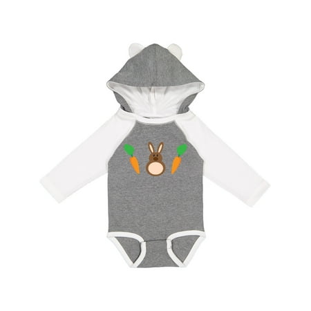 

Inktastic Easter Bunny and Carrots Gift Baby Boy or Baby Girl Long Sleeve Bodysuit
