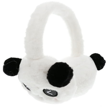 

HEMOTON 1Pc Kids Earmuffs Cartoon Panda Ear Muffs Plush Winter Earmuffs Ear Protector