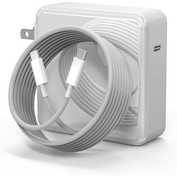 118W USB C Fast Charger for MacBook Pro/Air 13-16" M1-M4, iPad Pro, Laptops & Phones w/6.6ft Cable