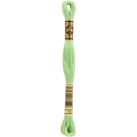 UPC: 0077540927982 | Medium Light Nile Green – DMC 6-Strand Embroidery Cotton 8.7yd (12/pack)