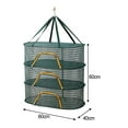 thumbnail image 4 of Multi-layer Hanging Drying Net Mesh for vegetables Fish and Dehydrated Goods, 4 of 9
