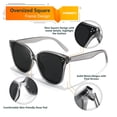 thumbnail image 2 of Gafas de Sol FEISEDY Retro Cuadradas Polarizadas Sobredimensionadas B2600, 2 of 8