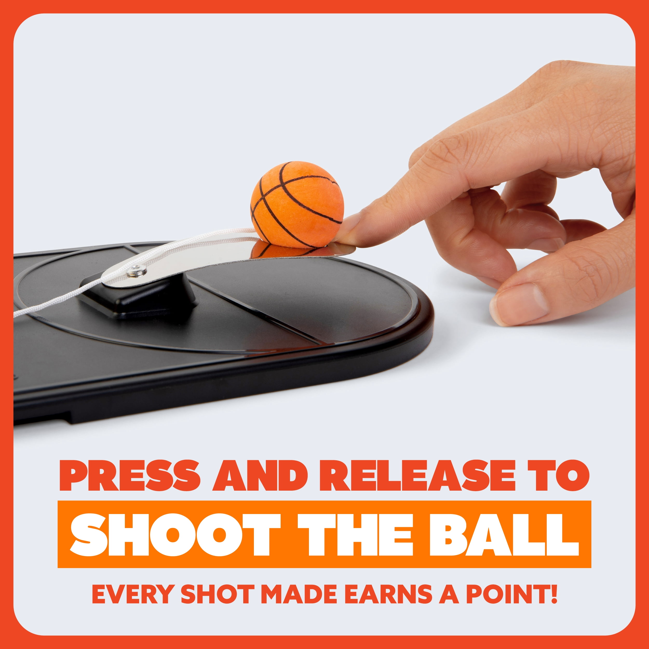 Flick & Swish Basketball + Shut The Box by What Do You Meme? – Fun Strategy Games for Kids Stocking Stuffers, Ages 8+