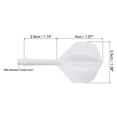 thumbnail image 2 of Unique Bargains Vol de Fléchettes Intégrés, Ensemble de 6 Vol de Fléchettes Durables, Blanc, 2 of 5
