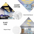 thumbnail image 5 of Yellow Fluorescent Light Covers, Country French Rustic Buffalo Plaid Modern Art Magnetic Light Covers for Ceiling Lights, Fluorescent Ceiling Shade Filters for Classroom Bedroom Office 4x2Ft x 1PCS, 5 of 8