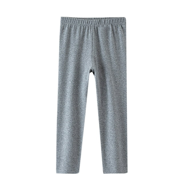 RXMEKW Slim Sports Pajama Pants for Kids With Elastic Waist, Solid Color Long Pants