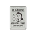 thumbnail image 2 of Funny Outdoors Novelty Decor, Metal Wall Sign - 10x14 Inches, 2 of 4