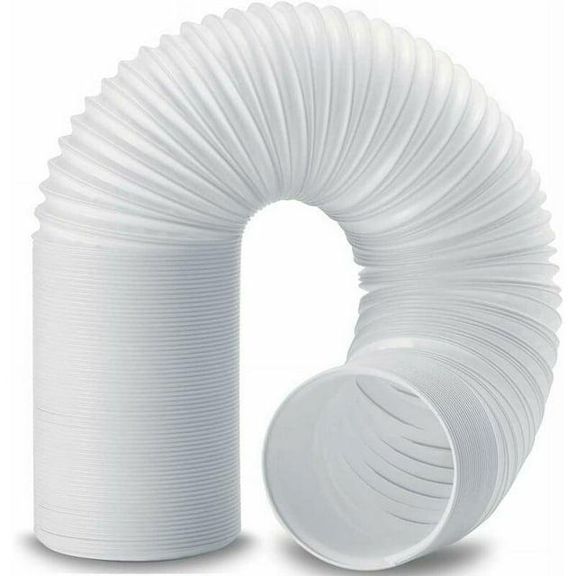 Portable AC Exhaust Hose, 2M Length Adjustment for Custom Fit, Thickened Polypropylene Build, Universal Compatibility with Counterclockwise Thread, Waterproof & Wear-Resistant Design