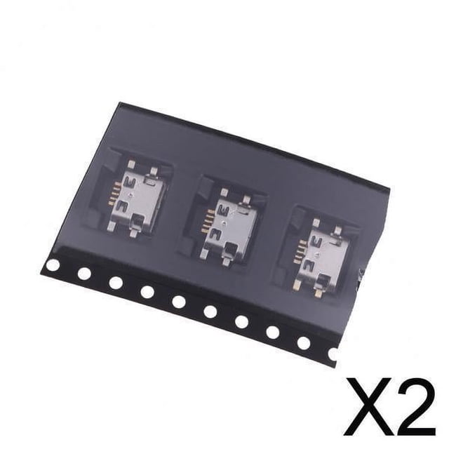Conector de carga,Conector de carga micro USB,Puerto conector de carga micro USB,Puerto de carga microusb,Piezas de repuesto de carga 2 piezas