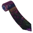 thumbnail image 3 of Fotbe Dreamy Dandelion Sunset Corbata Clásica para Hombre con Estampado – Corbata de Seda Jacquard Tejida, para Negocios, Bodas y Eventos Formales, 3 of 7