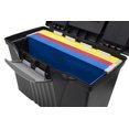 thumbnail image 3 of Storex File Storage Box with Organizer Lid, Letter/Legal, Black, 3 of 9