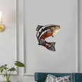 thumbnail image 1 of arte de pared colgante,Adorno de animal para decoración colgante de pared de metal,Artesanía de hierro para sala de estar encima de la cama,dormitorio interior,baño de Estilo B, 1 of 8