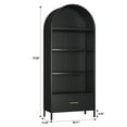 thumbnail image 3 of Supeer 73" Arched Storage Display Cabinet，Assembly Required, 3 of 8
