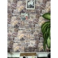 thumbnail image 3 of Dundee Deco 3D Wall Panels - Cladding, Shades of Brown Grey Stone Look Wall Paneling, Styrofoam Facing for Interior and Exterior Applications, DIY, SAMPLE, Size 10 x 10 in., 3 of 9