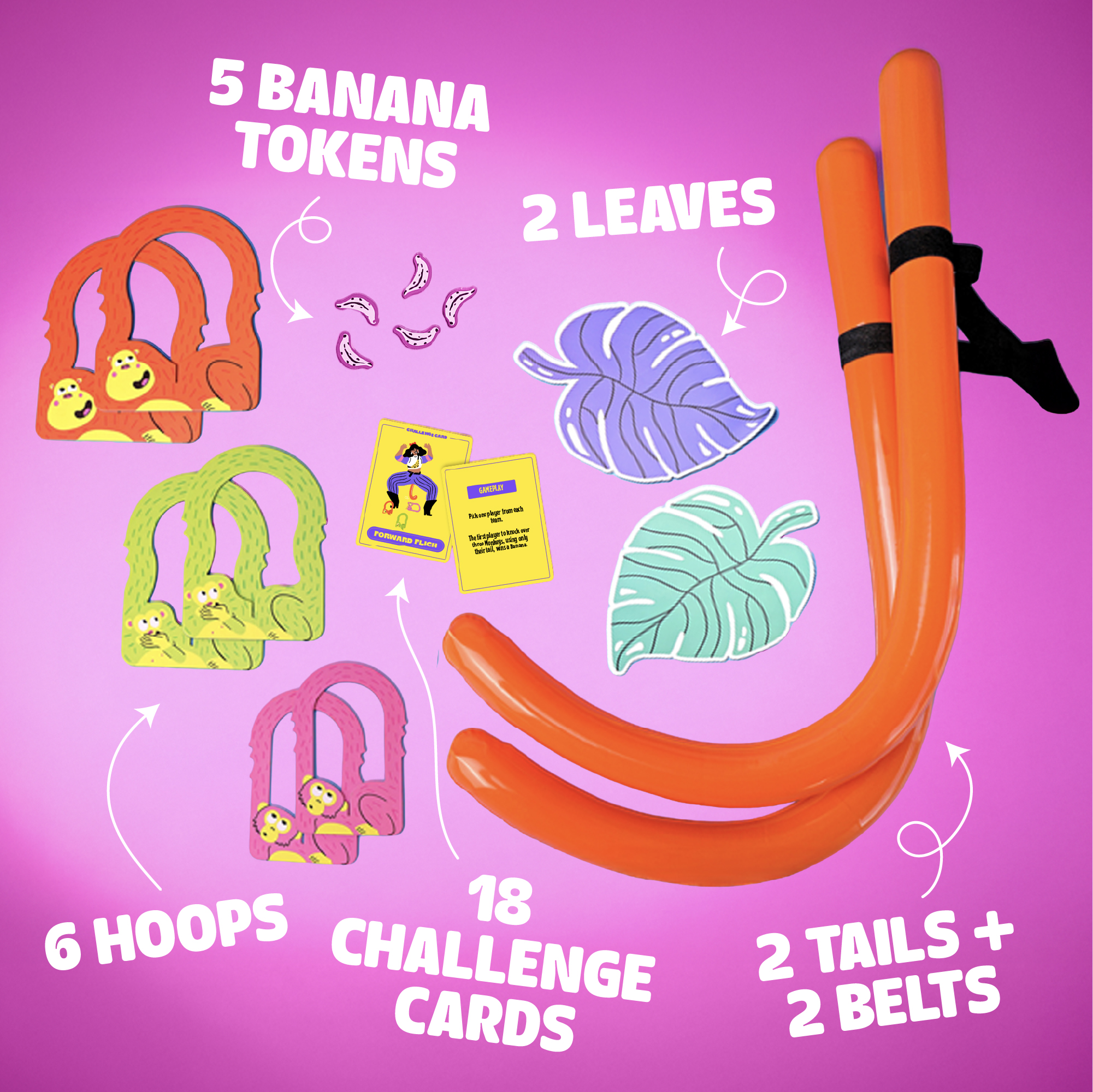 It's Bananas! Gone Wild Edition Monkey Tail Party Game photo 5