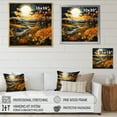thumbnail image 4 of Designart "Prairies Serenity Painting I" Landscapes Floater Framed Canvas Wall Art, 4 of 7