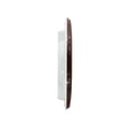 thumbnail image 6 of Seiko 13 inch Luminous Round Wall Clock, Brown & White, QXA788BLH, Quartz Analog, 6 of 7