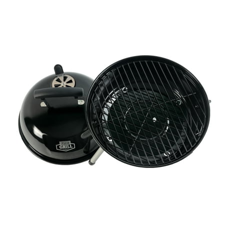 Expert Grill 14.5'' Steel Portable Charcoal Grill, Black