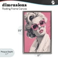 thumbnail image 4 of Stupell Industries Traditional Retro Chic Glamour Gray Floating Frame Canvas Art, 17 x 25, by Andrea Haase, 4 of 8