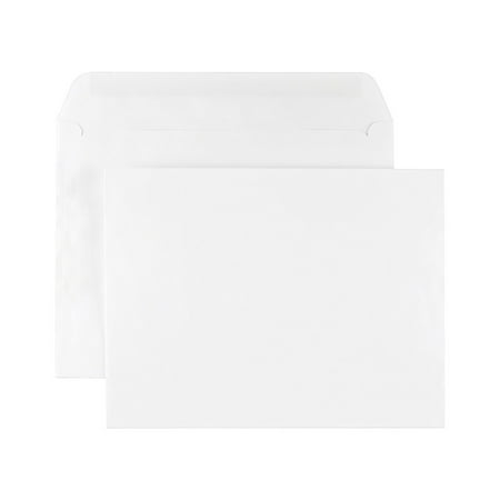 Staples Gummed Flap Side-Opening Booklet Envelopes 6