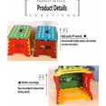 thumbnail image 3 of Foldable and Portable Step Stool, Small Folding Step Stool, Non-Slip Step Stool, Folding Stool for Kids and Adults, Holds up to 220 lbs, for Kitchen,, 3 of 4