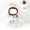 White, variant on NAOJIE Clothes for 17cm Dolls Accessories,Outfit Set 2 Pieses Gauze Dress (No Doll),Romantic Skirt Doll Clothing Set (Black)